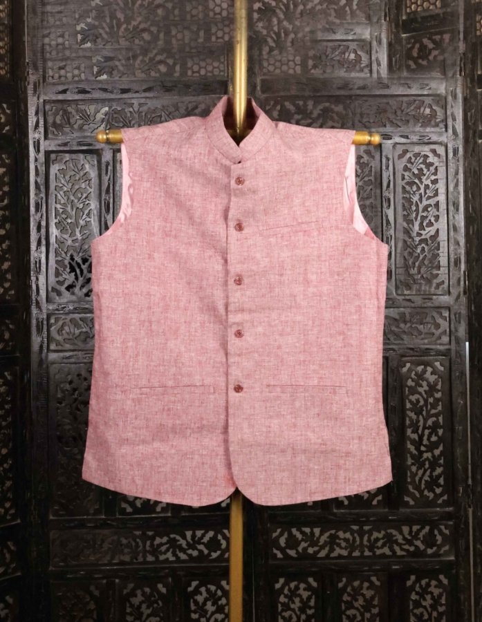 Men's Cotton Mauve Jacket