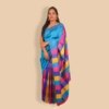 Buy Multicolored 4D Bishnupuri Handwoven Silk Saree Online