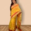 Buy Peeli Chanderi Silk Saree Online