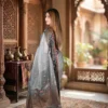 Grey saree 2