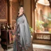 Grey saree 3